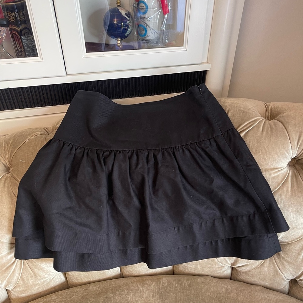 Black Reiss mini skirt size 4